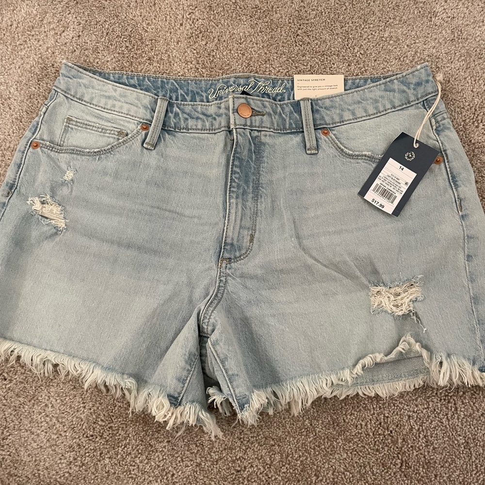 Universal Thread High-Rise Shorts Size 14 NWT